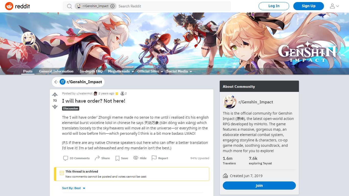 I will have order? Not here! : Genshin_Impact - reddit.com